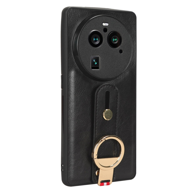 Wristband Leather Back Phone Case, For OPPO Find X6 Pro 5G, For Realme C55