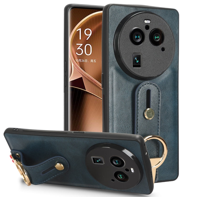 Wristband Leather Back Phone Case, For OPPO Find X6 Pro 5G, For Realme C55