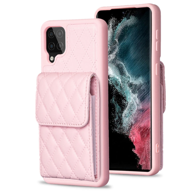 Vertical Wallet Rhombic Leather Phone Case, For Samsung Galaxy A12, For Samsung Galaxy A13 4G, For Samsung Galaxy A34 5G, For Samsung Galaxy A52 4G / 5G