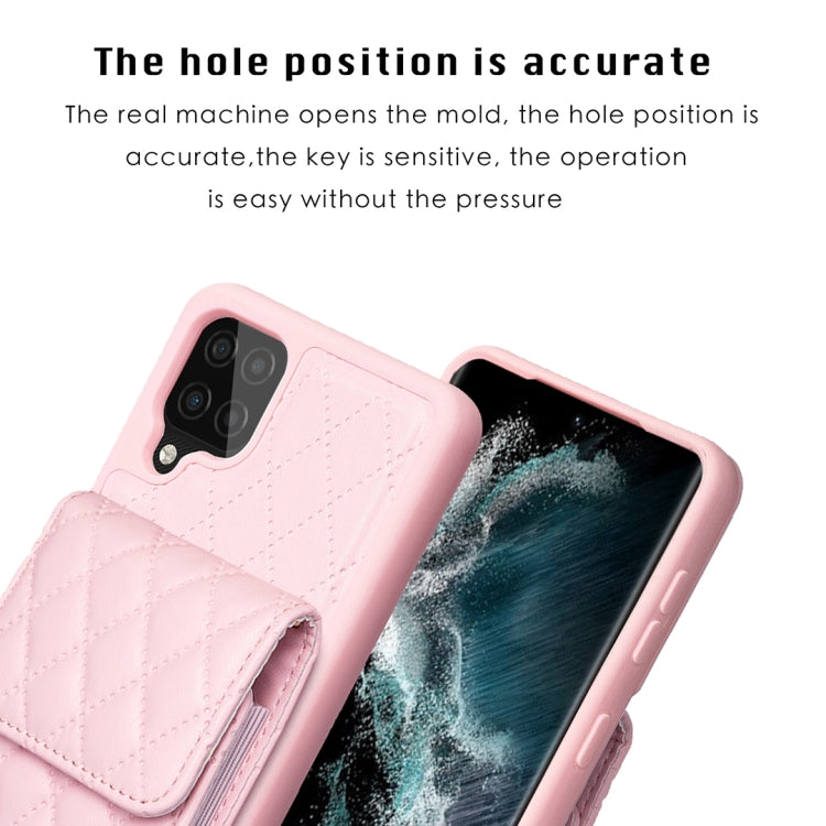 Vertical Wallet Rhombic Leather Phone Case, For Samsung Galaxy A12, For Samsung Galaxy A13 4G, For Samsung Galaxy A34 5G, For Samsung Galaxy A52 4G / 5G