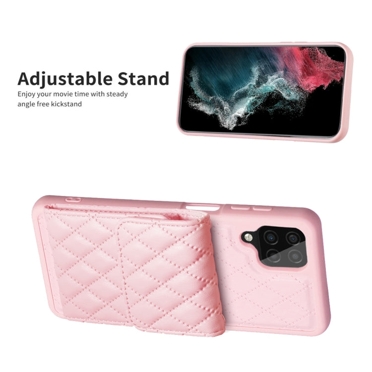 Vertical Wallet Rhombic Leather Phone Case, For Samsung Galaxy A12, For Samsung Galaxy A13 4G, For Samsung Galaxy A34 5G, For Samsung Galaxy A52 4G / 5G