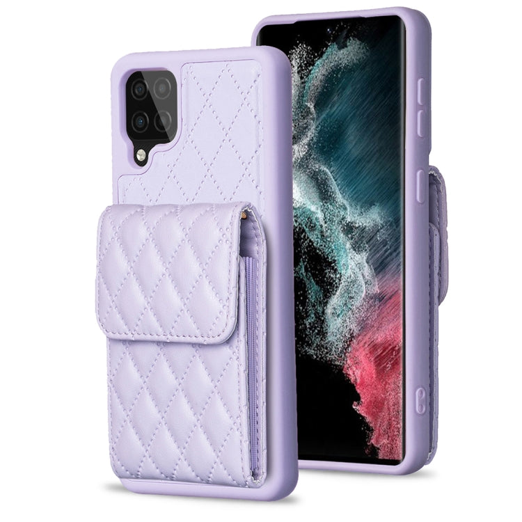 Vertical Wallet Rhombic Leather Phone Case, For Samsung Galaxy A12, For Samsung Galaxy A13 4G, For Samsung Galaxy A34 5G, For Samsung Galaxy A52 4G / 5G