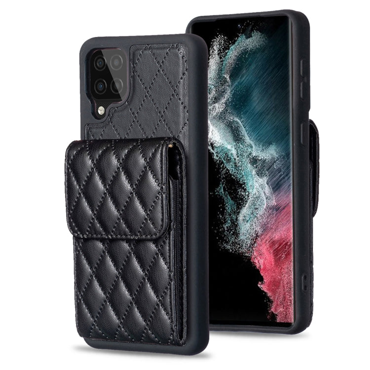 Vertical Wallet Rhombic Leather Phone Case, For Samsung Galaxy A12, For Samsung Galaxy A13 4G, For Samsung Galaxy A34 5G, For Samsung Galaxy A52 4G / 5G