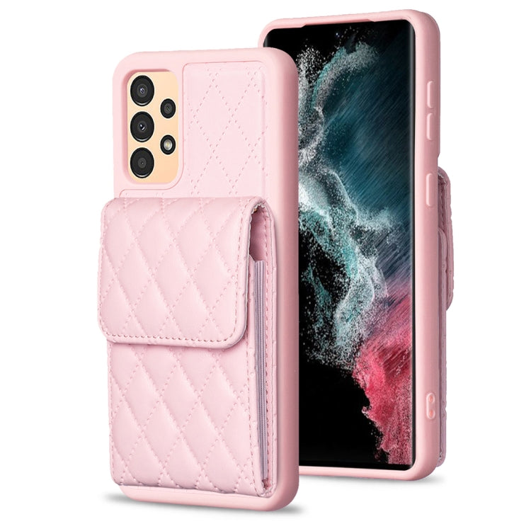Vertical Wallet Rhombic Leather Phone Case, For Samsung Galaxy A12, For Samsung Galaxy A13 4G, For Samsung Galaxy A34 5G, For Samsung Galaxy A52 4G / 5G