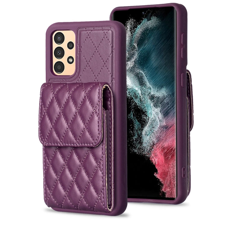 Vertical Wallet Rhombic Leather Phone Case, For Samsung Galaxy A12, For Samsung Galaxy A13 4G, For Samsung Galaxy A34 5G, For Samsung Galaxy A52 4G / 5G
