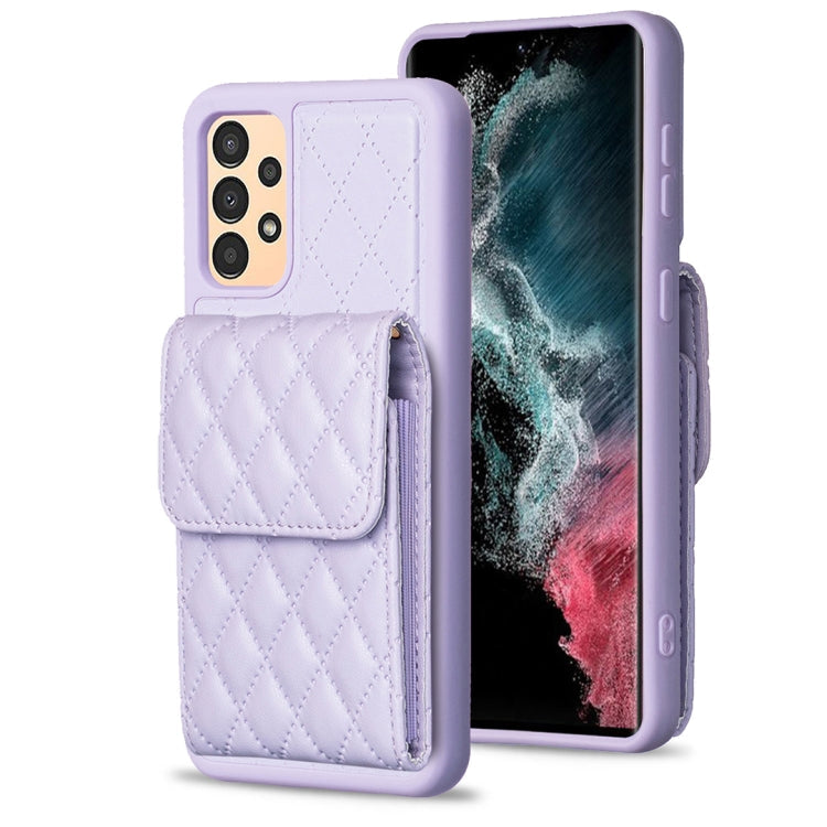 Vertical Wallet Rhombic Leather Phone Case, For Samsung Galaxy A12, For Samsung Galaxy A13 4G, For Samsung Galaxy A34 5G, For Samsung Galaxy A52 4G / 5G