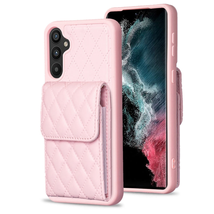 Vertical Wallet Rhombic Leather Phone Case, For Samsung Galaxy A12, For Samsung Galaxy A13 4G, For Samsung Galaxy A34 5G, For Samsung Galaxy A52 4G / 5G