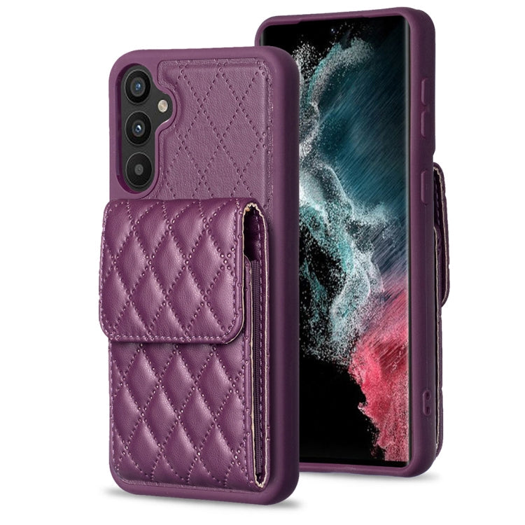 Vertical Wallet Rhombic Leather Phone Case, For Samsung Galaxy A12, For Samsung Galaxy A13 4G, For Samsung Galaxy A34 5G, For Samsung Galaxy A52 4G / 5G