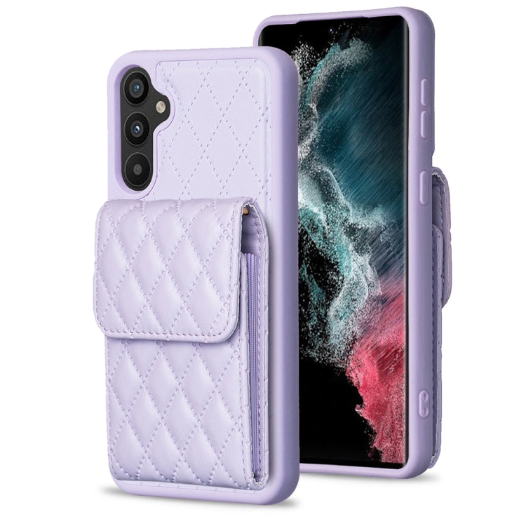 Vertical Wallet Rhombic Leather Phone Case, For Samsung Galaxy A12, For Samsung Galaxy A13 4G, For Samsung Galaxy A34 5G, For Samsung Galaxy A52 4G / 5G