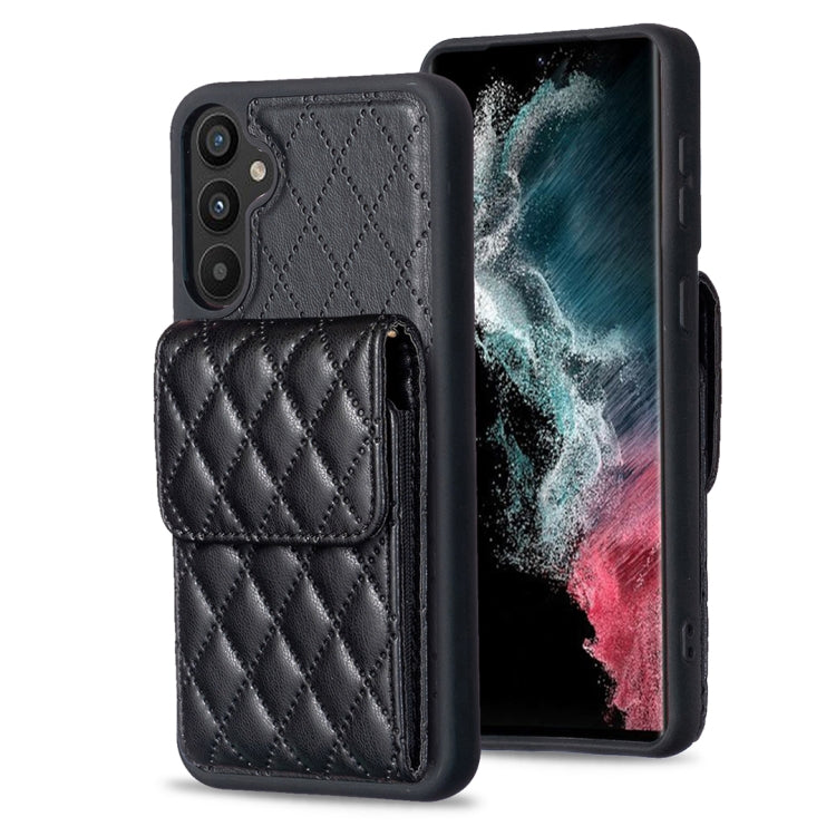 Vertical Wallet Rhombic Leather Phone Case, For Samsung Galaxy A12, For Samsung Galaxy A13 4G, For Samsung Galaxy A34 5G, For Samsung Galaxy A52 4G / 5G