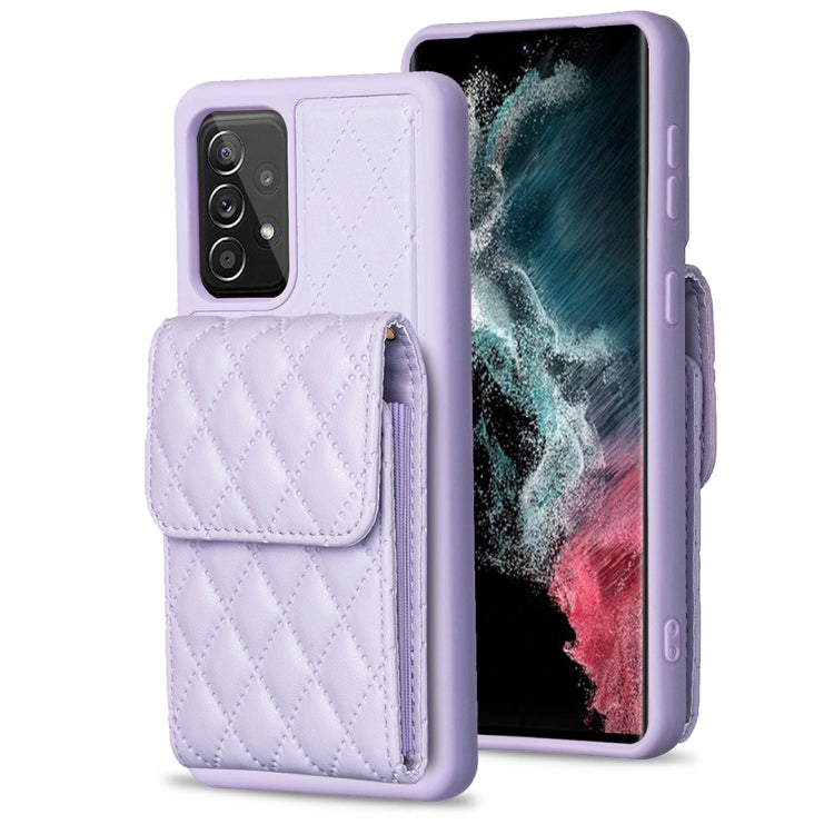Vertical Wallet Rhombic Leather Phone Case, For Samsung Galaxy A12, For Samsung Galaxy A13 4G, For Samsung Galaxy A34 5G, For Samsung Galaxy A52 4G / 5G