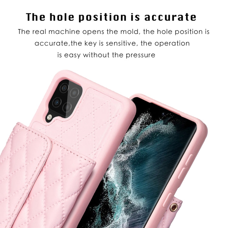 Horizontal Wallet Rhombic Leather Phone Case, For Samsung Galaxy A12, For Samsung Galaxy A34 5G, For Samsung Galaxy A52 4G / 5G, For Samsung Galaxy A53 5G