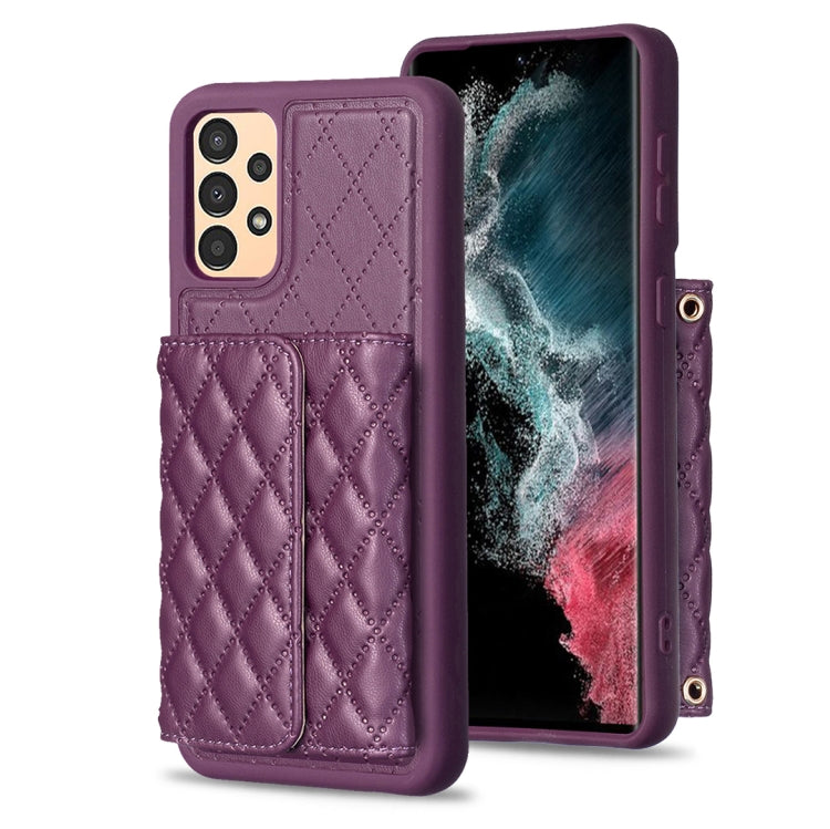 Horizontal Wallet Rhombic Leather Phone Case, For Samsung Galaxy A54 5G, For Samsung Galaxy A13 4G