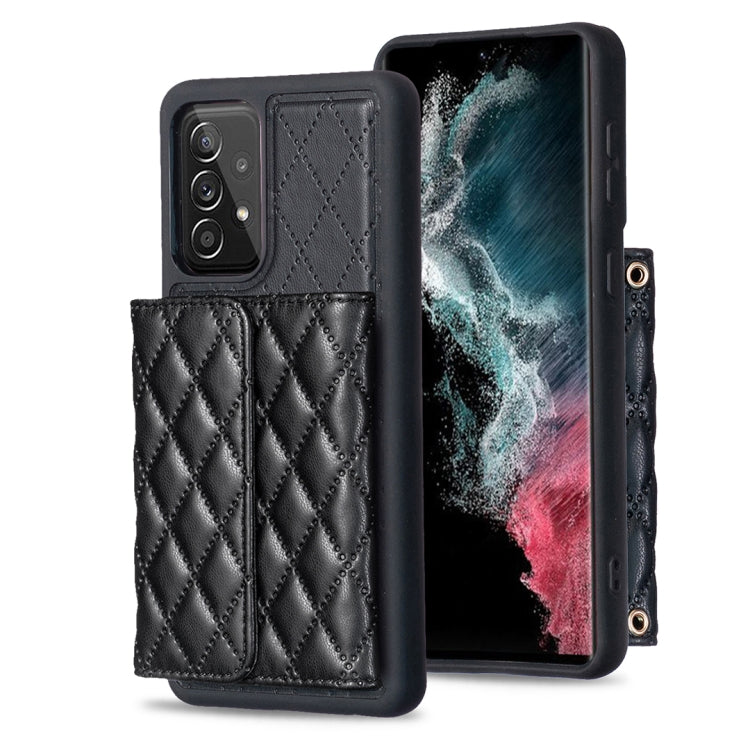 Horizontal Wallet Rhombic Leather Phone Case, For Samsung Galaxy A12, For Samsung Galaxy A34 5G, For Samsung Galaxy A52 4G / 5G, For Samsung Galaxy A53 5G