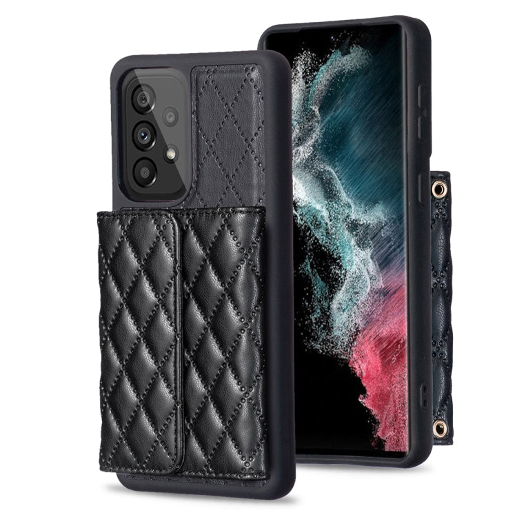 Horizontal Wallet Rhombic Leather Phone Case, For Samsung Galaxy A12, For Samsung Galaxy A34 5G, For Samsung Galaxy A52 4G / 5G, For Samsung Galaxy A53 5G