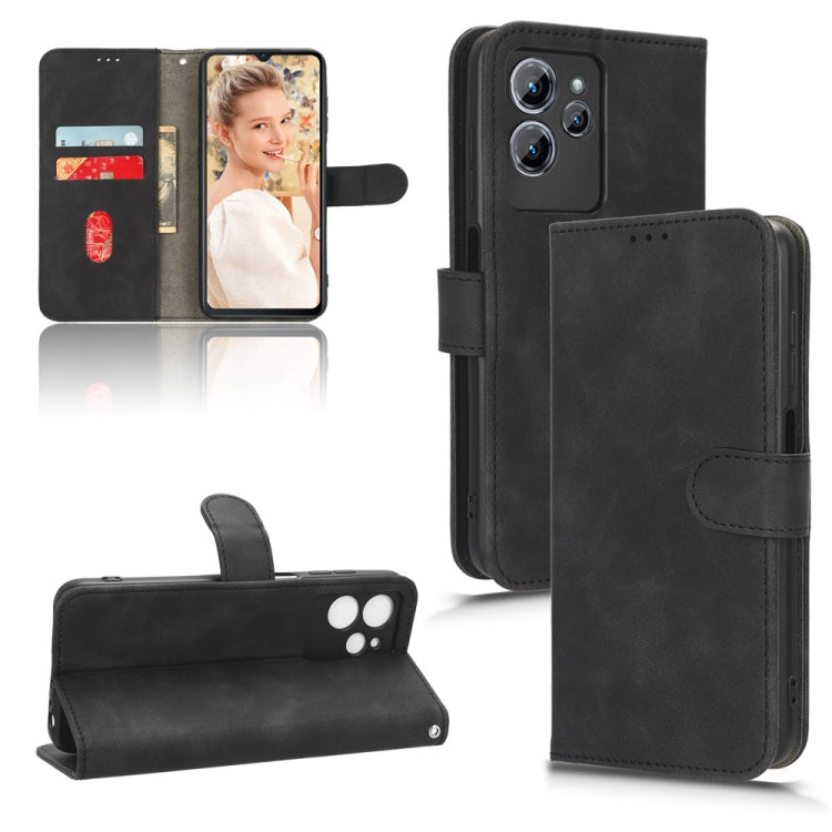 Skin Feel Magnetic Flip Leather Phone Case, For Oukitel  C32, For Sharp MAMORINO6