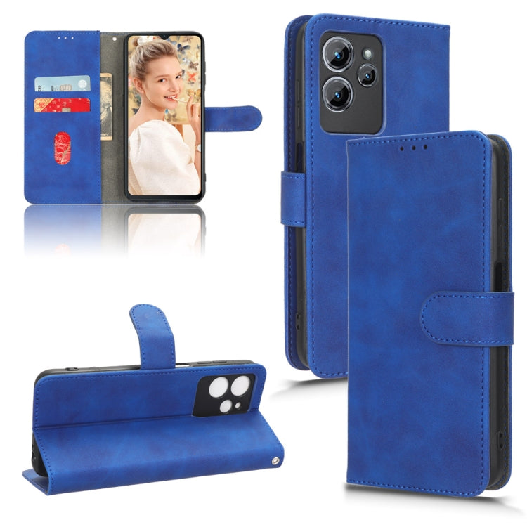 Skin Feel Magnetic Flip Leather Phone Case, For Oukitel  C32, For Sharp MAMORINO6