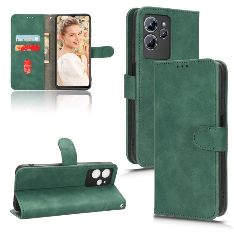 Skin Feel Magnetic Flip Leather Phone Case, For Oukitel  C32, For Sharp MAMORINO6