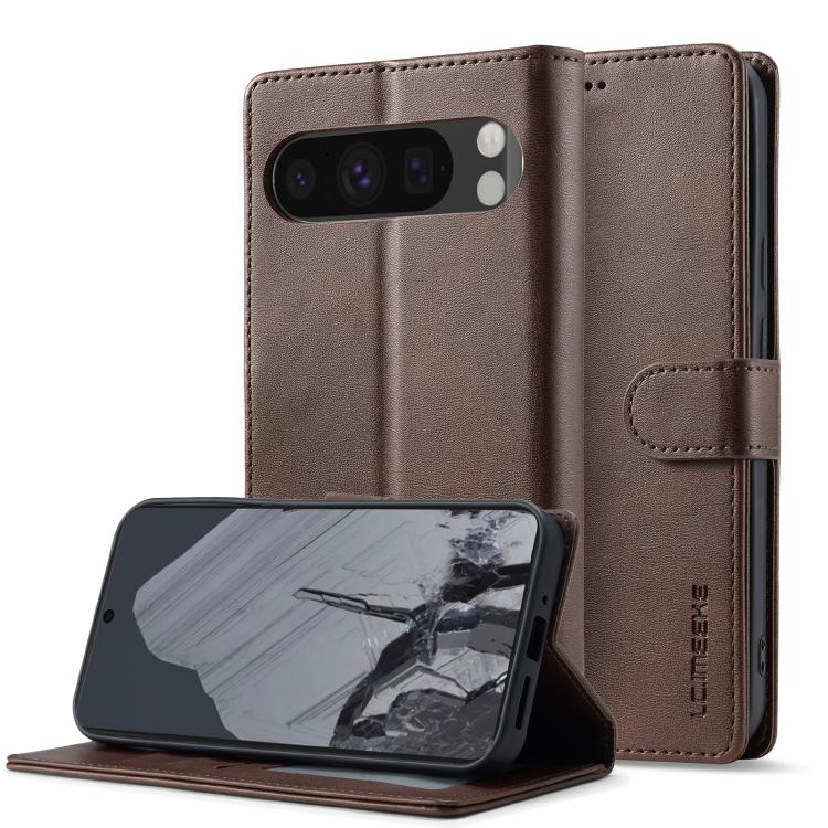 LC.IMEEKE Calf Texture Flip Leather Phone Case, For Google Pixel 10 / 10 Pro, For Google Pixel 9a, For Google Pixel 9 Pro XL, For Google Pixel 9 / 9 Pro