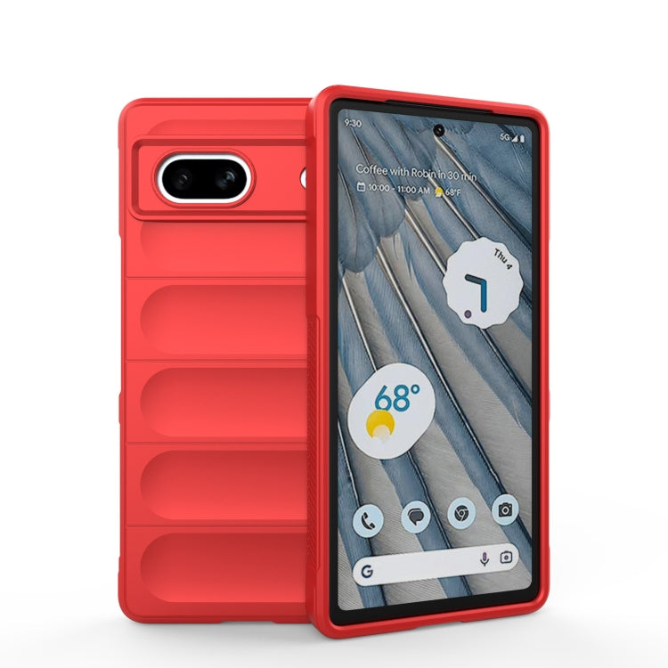 Magic Shield TPU + Flannel Phone Case, For Google Pixel 7a