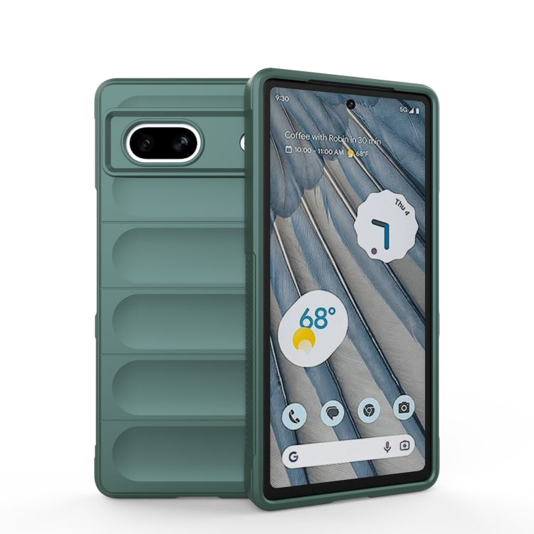 Magic Shield TPU + Flannel Phone Case, For Google Pixel 7a
