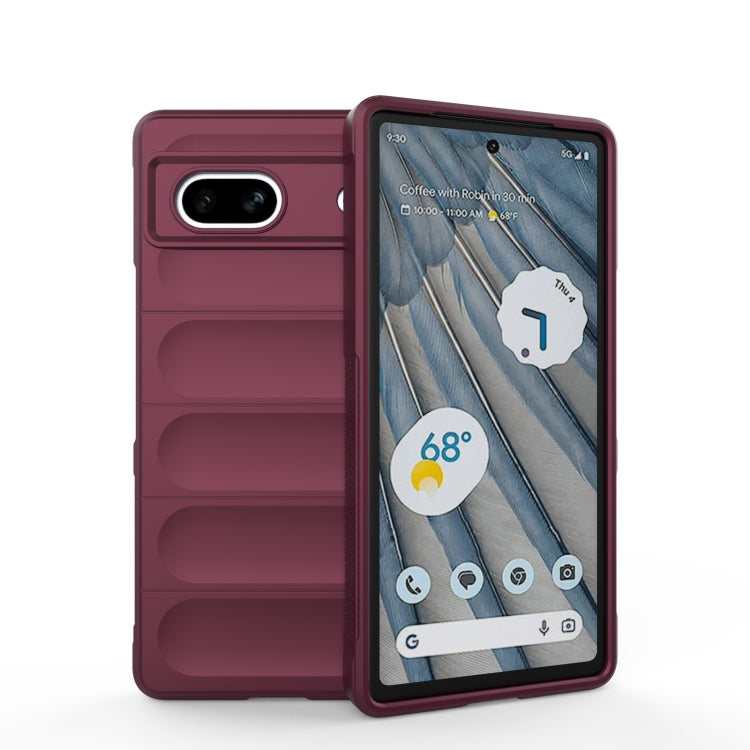 Magic Shield TPU + Flannel Phone Case, For Google Pixel 7a