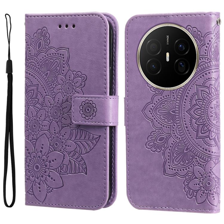 Seven-petal Flowers Embossing Leather Phone Case, For Huawei nova 15 Pro / nova 15 Ultra, For Huawei Mate 70 Air 5G, For Huawei nova 14 Lite, For Huawei Maimang 40 5G