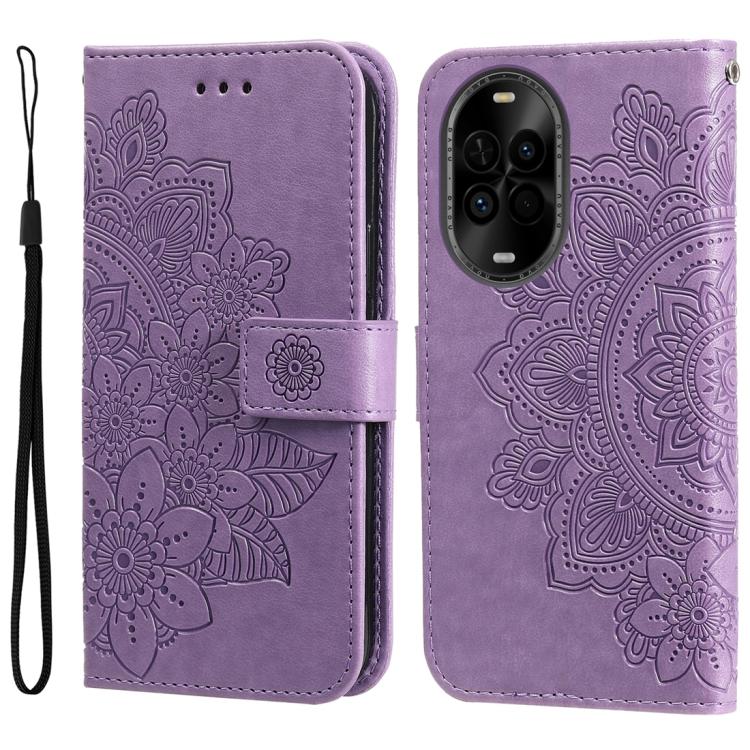 Seven-petal Flowers Embossing Leather Phone Case, For Huawei nova 15 Pro / nova 15 Ultra, For Huawei Mate 70 Air 5G, For Huawei nova 14 Lite, For Huawei Maimang 40 5G