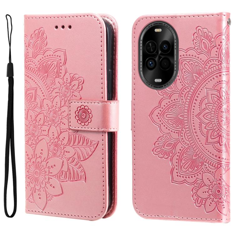 Seven-petal Flowers Embossing Leather Phone Case, For Huawei nova 15 Pro / nova 15 Ultra, For Huawei Mate 70 Air 5G, For Huawei nova 14 Lite, For Huawei Maimang 40 5G