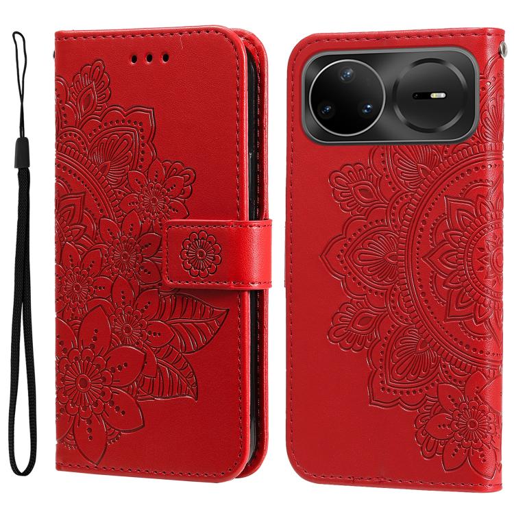 Seven-petal Flowers Embossing Leather Phone Case, For Huawei nova 15 Pro / nova 15 Ultra, For Huawei Mate 70 Air 5G, For Huawei nova 14 Lite, For Huawei Maimang 40 5G
