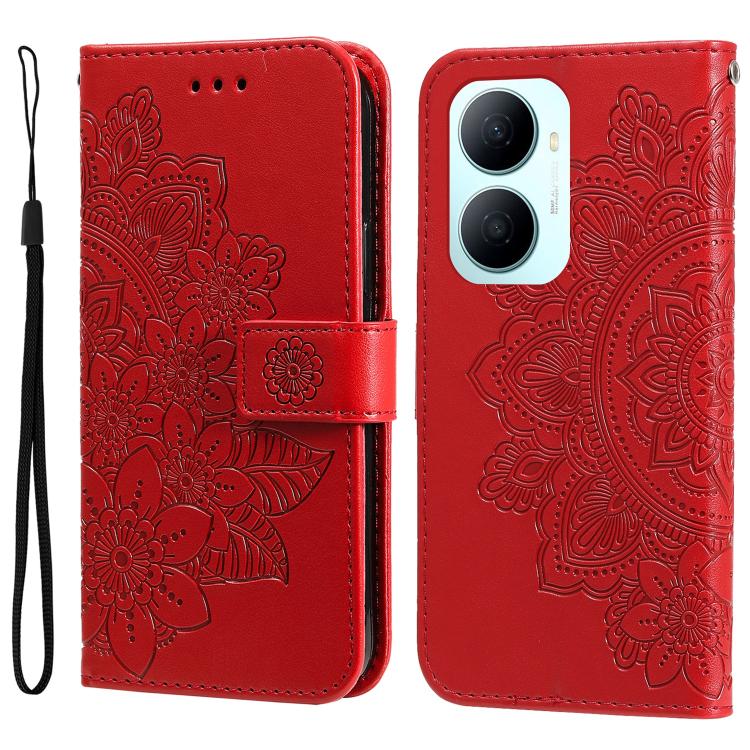 Seven-petal Flowers Embossing Leather Phone Case, For Huawei nova 15 Pro / nova 15 Ultra, For Huawei Mate 70 Air 5G, For Huawei nova 14 Lite, For Huawei Maimang 40 5G