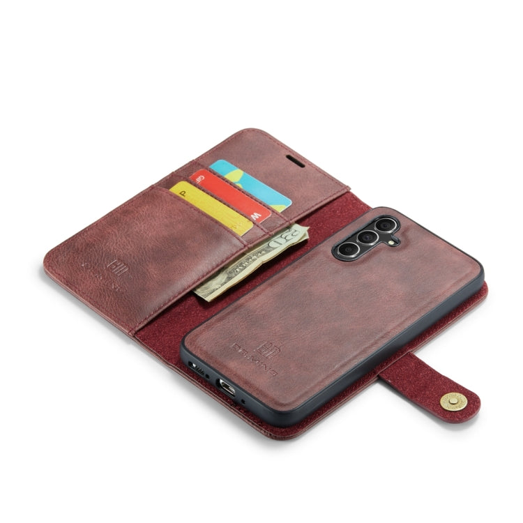 DG.MING Crazy Horse Texture Detachable Magnetic Leather Case, For Samsung Galaxy A34 5G, For Samsung Galaxy A54 5G