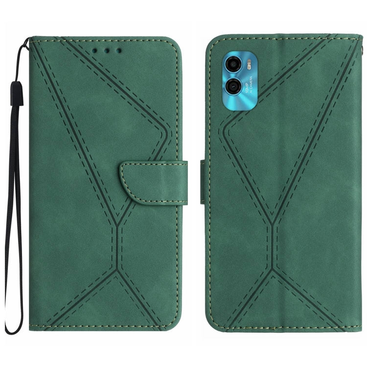 Stitching Embossed Leather Phone Case, For Motorola Moto G Play 2023, For Motorola Moto G72 4G, For Motorola Moto E22 / E22i 4G, For Motorola Moto E22S / G22 4G