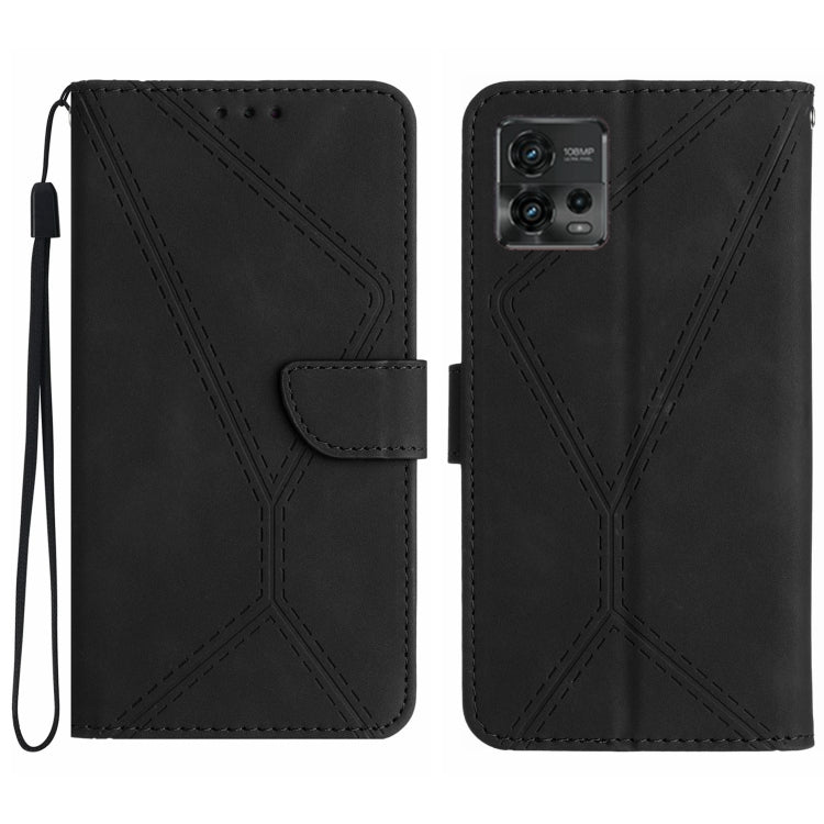 Stitching Embossed Leather Phone Case, For Motorola Moto G Play 2023, For Motorola Moto G72 4G, For Motorola Moto E22 / E22i 4G, For Motorola Moto E22S / G22 4G