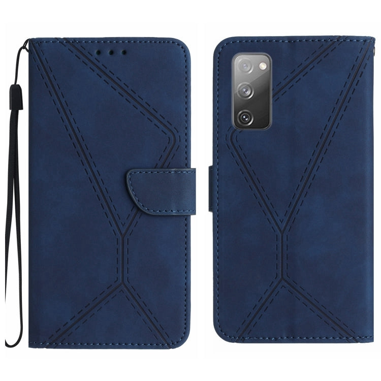 Stitching Embossed Leather Phone Case, For Samsung Galaxy S20 FE, For Samsung Galaxy S10, For Samsung Galaxy S10+, For Samsung Galaxy Note20