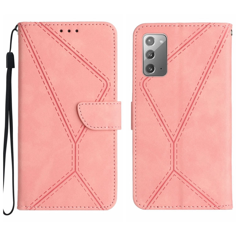 Stitching Embossed Leather Phone Case, For Samsung Galaxy S20 FE, For Samsung Galaxy S10, For Samsung Galaxy S10+, For Samsung Galaxy Note20
