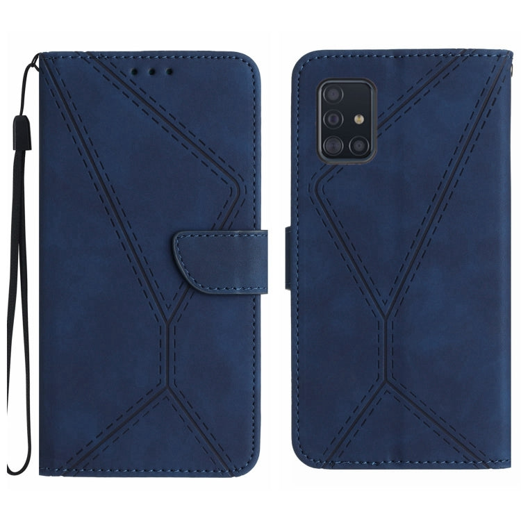 Stitching Embossed Leather Phone Case, For Samsung Galaxy A54 5G, For Samsung Galaxy A70 / A70s, For Samsung Galaxy A71 4G, For Samsung Galaxy A71 5G