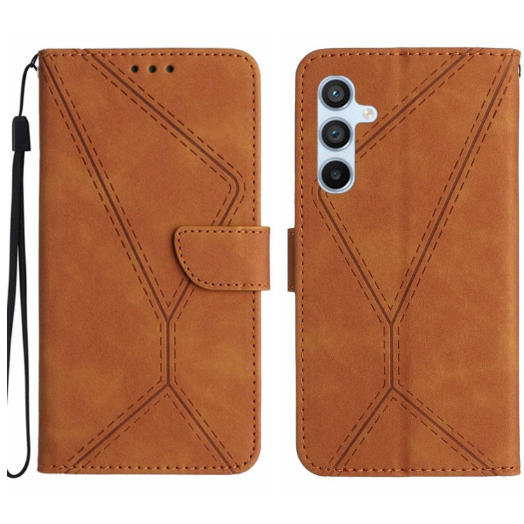 Stitching Embossed Leather Phone Case, For Samsung Galaxy M33 5G, For Samsung Galaxy M53 5G, For Samsung Galaxy M54 5G
