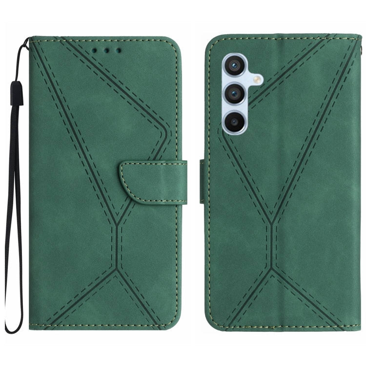 Stitching Embossed Leather Phone Case, For Samsung Galaxy M33 5G, For Samsung Galaxy M53 5G, For Samsung Galaxy M54 5G