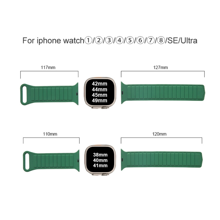 Loop Magnetic Silicone Watch Band, For Apple Watch 7 41mm