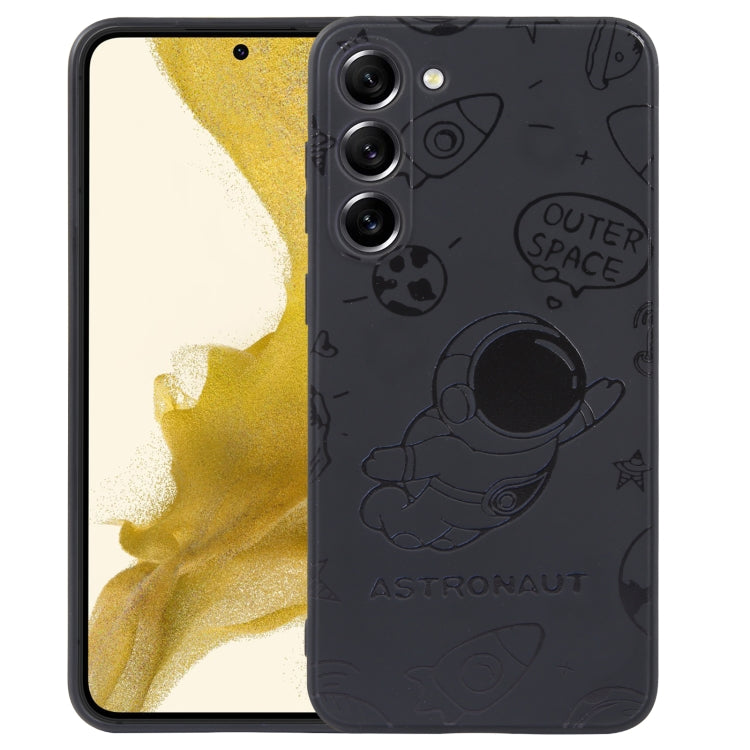 Astronaut Pattern Silicone Straight Edge Phone Case, For Samsung Galaxy A14, For Samsung Galaxy A34 5G, For Samsung Galaxy S20+