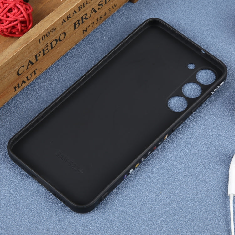 Astronaut Pattern Silicone Straight Edge Phone Case, For Samsung Galaxy A14, For Samsung Galaxy A34 5G, For Samsung Galaxy S20+