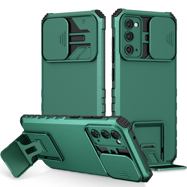 Stereoscopic Holder Sliding Camshield Phone Case, For Samsung Galaxy S20 FE, For Samsung Galaxy A23 4G, For Samsung Galaxy S22+ 5G