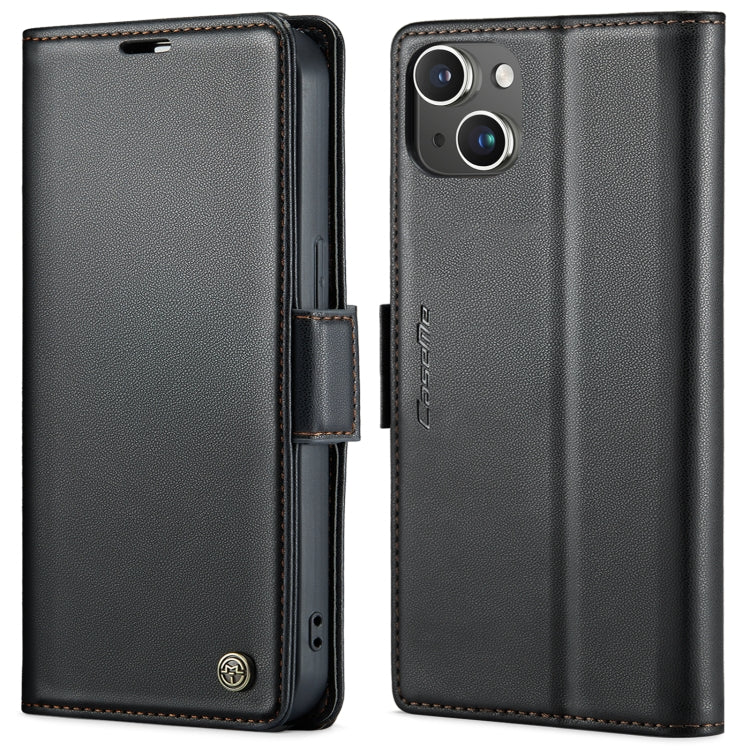 CaseMe 023 Butterfly Buckle Litchi Texture RFID Anti-theft Leather Phone Case, For iPhone 13, For iPhone 13 mini, For iPhone 13 Pro, For iPhone 13 Pro Max