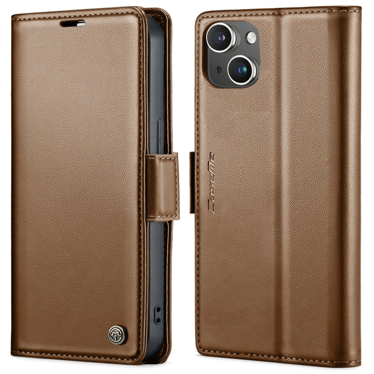 CaseMe 023 Butterfly Buckle Litchi Texture RFID Anti-theft Leather Phone Case, For iPhone 13, For iPhone 13 mini, For iPhone 13 Pro, For iPhone 13 Pro Max