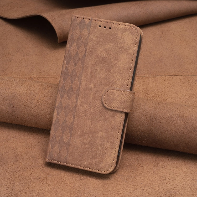 Plaid Embossed Leather Phone Case, For Samsung Galaxy A14 4G/5G, For Samsung Galaxy A22 4G, For Samsung Galaxy A23, For Samsung Galaxy A24 4G