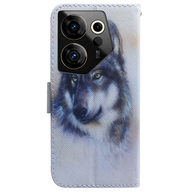 Coloured Drawing Flip Leather Phone Case, For Tecno Camon 20 Premier 5G, For Tecno Camon 20 Pro 5G