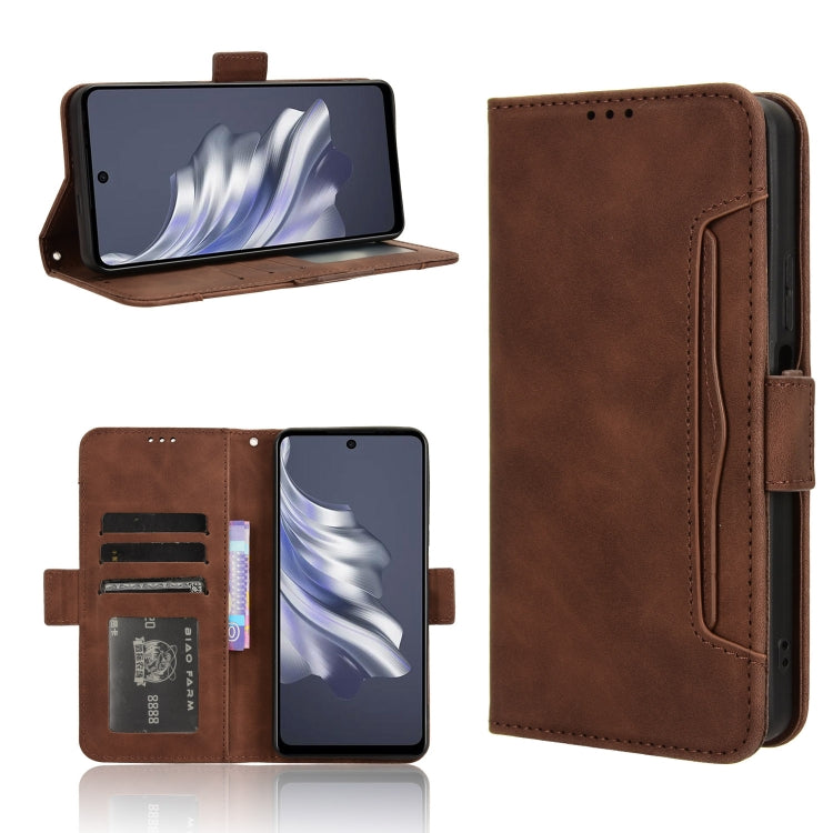 Skin Feel Calf Texture Card Slots Leather Phone Case, For Tecno Spark 20 4G KJ5, For Tecno Pova 5 Pro, For Tecno Pova Neo 3, For Tenco Pova 5 4G