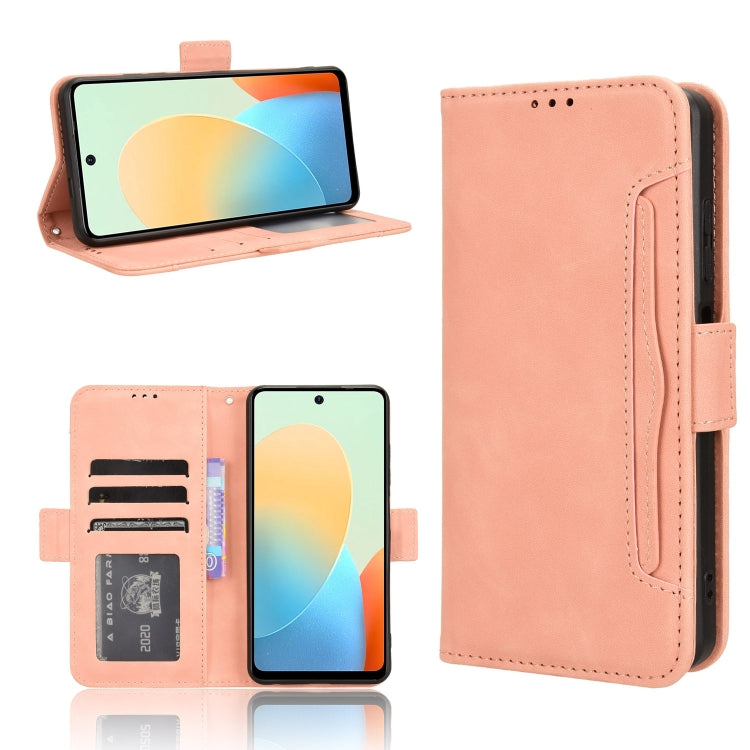 Skin Feel Calf Texture Card Slots Leather Phone Case, For Tecno Spark 20 4G KJ5, For Tecno Pova 5 Pro, For Tecno Pova Neo 3, For Tenco Pova 5 4G