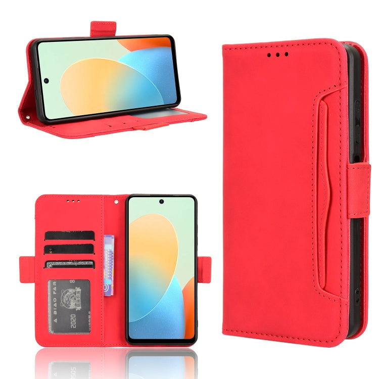 Skin Feel Calf Texture Card Slots Leather Phone Case, For Tecno Spark 20 4G KJ5, For Tecno Pova 5 Pro, For Tecno Pova Neo 3, For Tenco Pova 5 4G